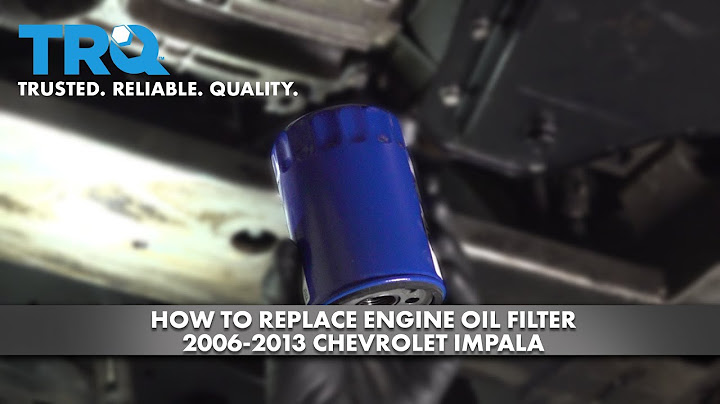 2011 chevy impala lt oil filter