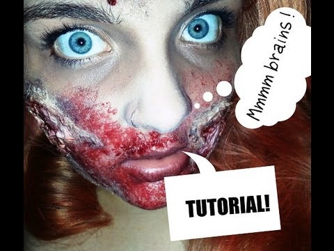 pics How To Do Zombie Makeup With Toilet Paper youtube