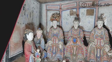 3D Point cloud Cultural Heritage Stone Cave - qingyang sikusi_294 - Weiss AG