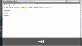 Filemanager and Metadata Editor User Guide