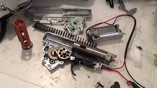 Budget Cyma CM521 AK47 gearbox review / disassembly airsoft