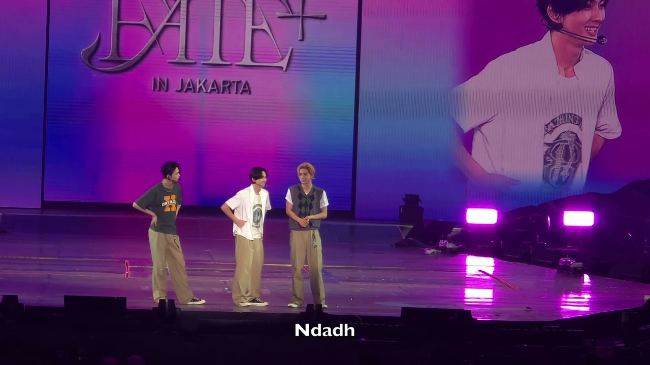 [4K] 240817 ENHYPEN - MENT 4 at 'FATE PLUS' WORLD TOUR in JAKARTA (DAY 1)