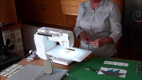 How to make a Sail Boat Block with 2 1/2" strips & squares - Quilting Tips & Techniques 162