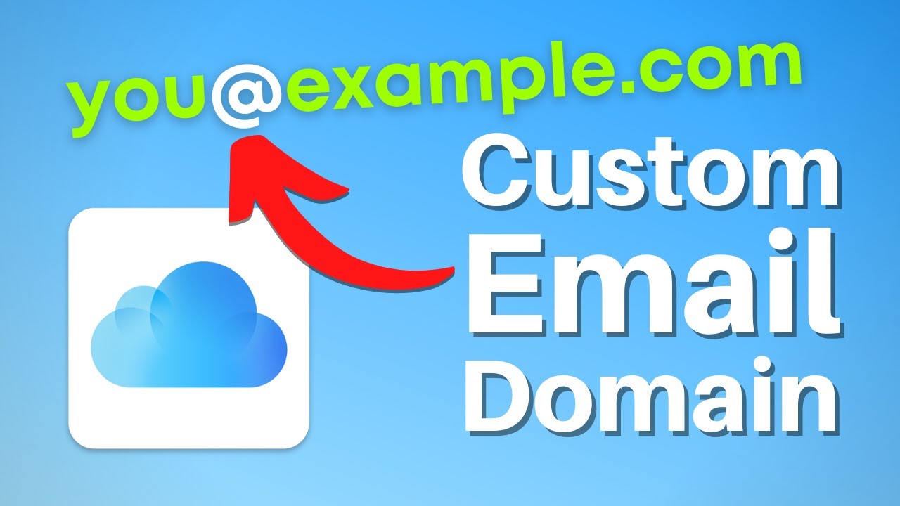 iCloud custom domain for an Apple email address - IONOS