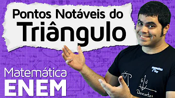 O que é baricentro ortocentro incentro circuncentro?