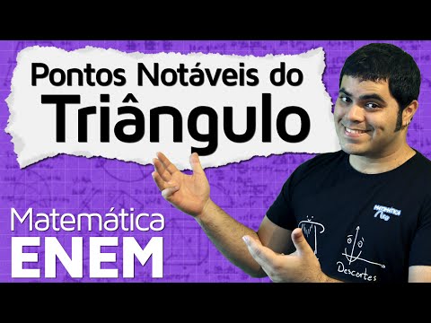 Vídeo: Diferença Entre Circuncentro, Incentro, Ortocentro E Centróide