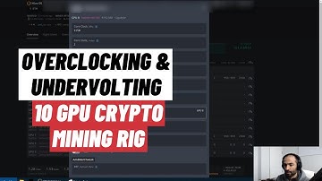 Overclocking & Undervolting my 10 GPU Mining Rig