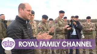 Prince William Thanks British Troops 'Defending Freedoms' in Poland