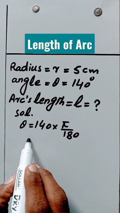 Length of Arc || Formula of Arc's Length || #short #math #viralvideo ...