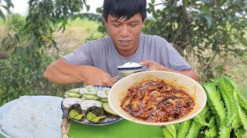 Mắm Sống Chấm Đậu Rồng Cơm Nguội Quê Nhà Miền Tây | VTNam Vlog #157