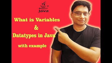 Variables and Data Types in Java Programming with Example | Data Types in Java