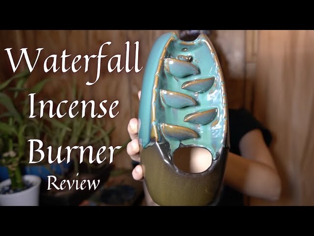 Waterfall Incense Burner, Backflow Incense Burner,Incense Burner Holder,  Koi Fish Incense Burner, Incense Burner (D) : : Home