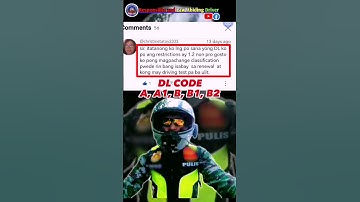 PWEDE BANG PAGSABAYIN ANG RENEWAL AT CHANGE CLASSIFICATION | NON-PROFESSIONAL DL - PROFESSIONAL DL?