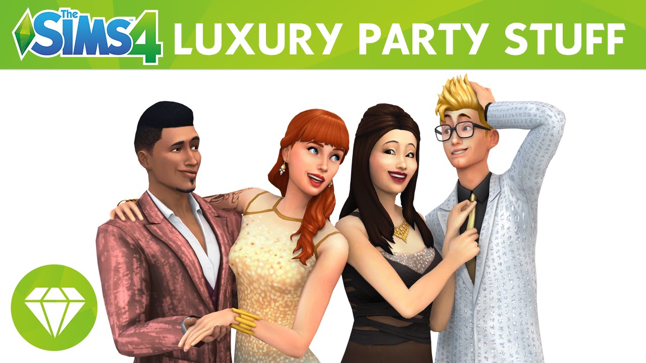 The Sims 4 Luxury Party Stuff: Official Trailer - YouTube