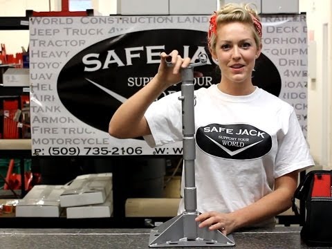 Compact Jack Stands with Bottle Jack Recovery Kit by Safe Jack