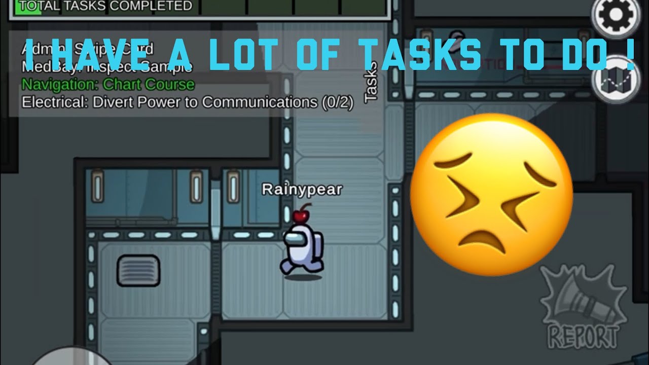 A clip of me doing my tasks in among us ( kind of funny ) - YouTube