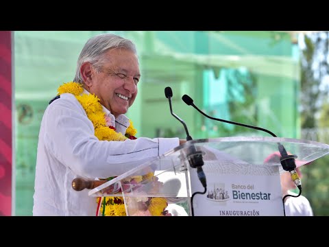 Inauguración del Banco del Bienestar sucursal Mitla, Oaxaca