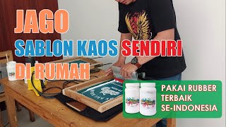 Cara Sablon Kaos Sendiri Di Rumah Untuk Pemula 2022 ( Sablon Manual )