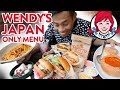 Trying Japan Wendy's First Kitchen Japan Only Menu | Japanese Fast Food