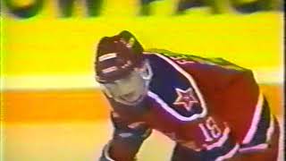 1989 Vancouver Canucks (NHL) - CSKA (Moscow, USSR) 0-6 Friendly hockey match (Super Series)