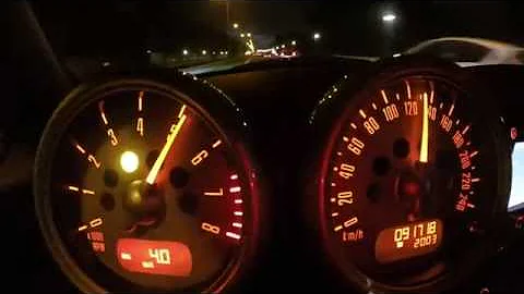 Mini Cooper S 2005 0-100 acceleration