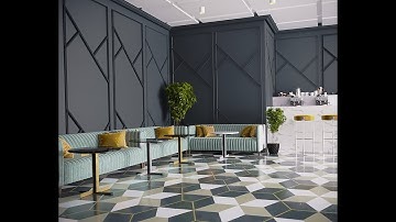 coffee shop Modeling Tutorial in 3ds max + corona render