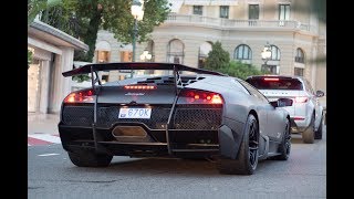 Lamborghini Murcielago SV driving in Monaco !!!