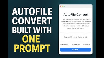 I Built a Full Web App Using Just ONE AI Prompt (Crazy Result!)