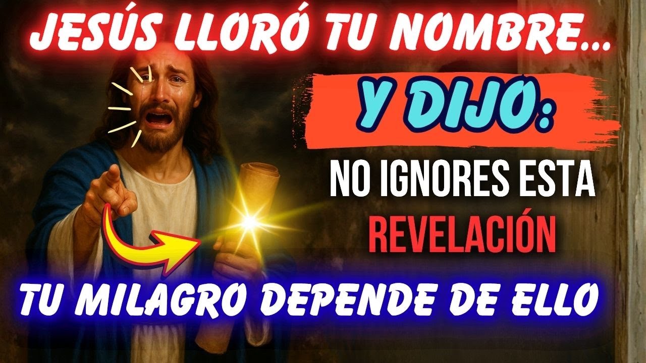 😢 HIJO, ELEGÍ ESTE MILAGRO CON TU NOMBRE