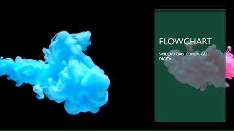 CARA MENULIS ALGORITMA DENGAN FLOWCHART (MATERI SIMULASI DAN KOMUNIKASI DIGITAL)
