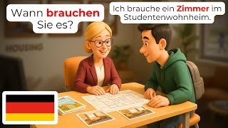 🇩🇪 Campus Life: 15 Real University Conversations | A1-A2 | Learn German | Easy German for Beginners
