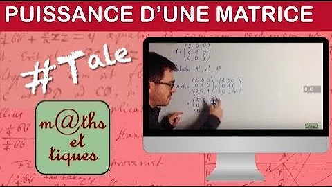 Comment calculer la matrice au carré ?