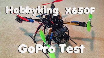 X650F Quadcopter Testing with GoPro Hero 3