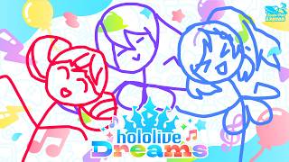 【Hololive Dreams】play with reine and ollie again~【hololive | moona】