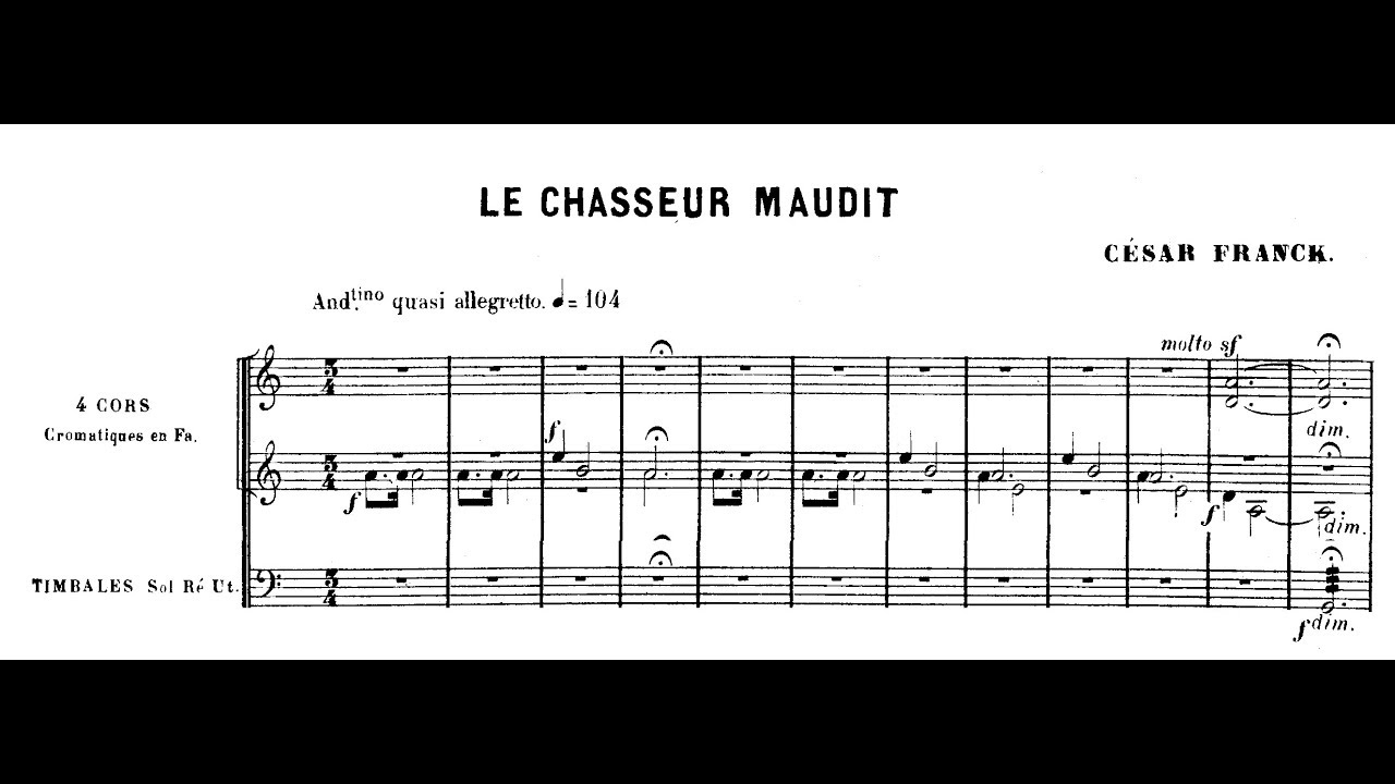 César Franck - Le Chasseur Maudit (1882) - YouTube