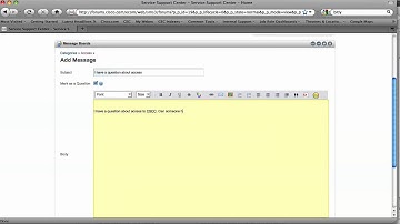 Cisco Service Support Community - Forums