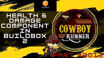 Health & damage component in buildbox 2 || part#0012