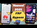 Huawei Mate 20 Series FRP Bypass Without PC Valid For Most Huawei 2021 Android 10