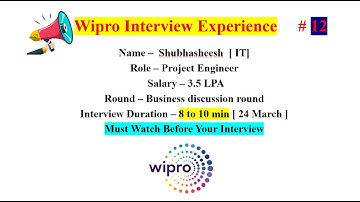 Wipro Interview Experience | Wipro elite 2022 batch | Project Engineer | must Watch | Prep Ninja