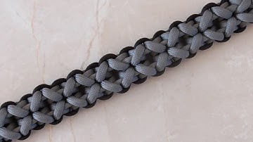 How To Tie A Clove And Dagger Paracord Survival Bracelet Without Buckle
