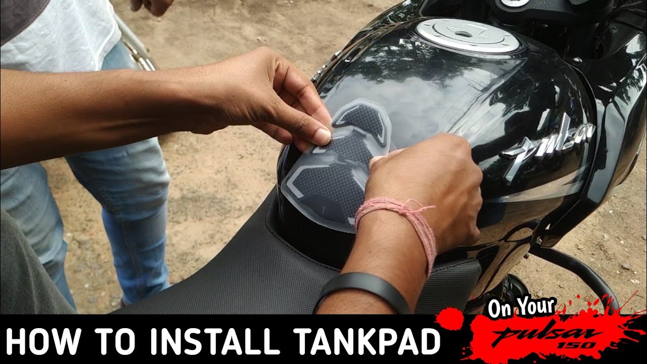 How To Install TankPad On Your Pulsar 125150180220 F TankPad