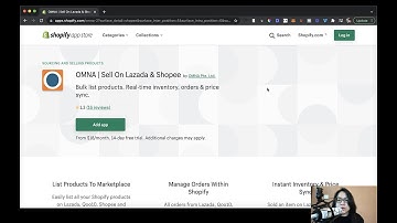 OMNA Shopify Shopee Sync App: Features Overview, Install and Initial Setup (2021)