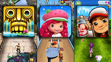 Temple Run 2 Enchanted Palace Vs Subway Surfers Changan Vs Berry Rush - Endless Run Gameplay
