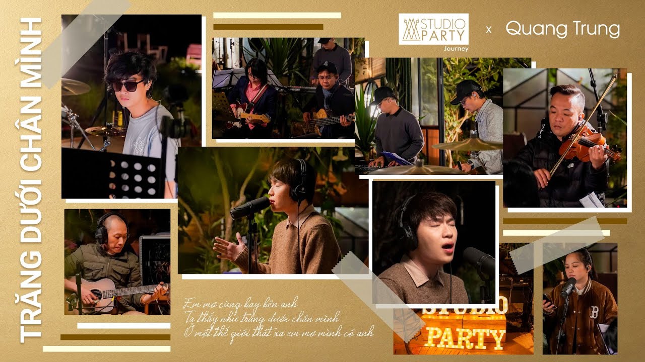 QUANG TRUNG & TRẦN LÊ QUỲNH | TRĂNG DƯỚI CHÂN MÌNH | STUDIO PARTY EP6 bekijken op YouTube QUANG TRUNG & TRẦN LÊ QUỲNH | TRĂNG DƯỚI CHÂN MÌNH | STUDIO PARTY EP6 bekijken op YouTube