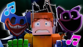 HAPPY FACE 🎵 Minecraft Poppy Playtime Chapter 3 Animated Music Video