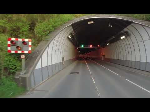 Saltash Tunnel and Tamar Bridge, Cornwall, UK, GB (4K, 3840x2160, 50fps)