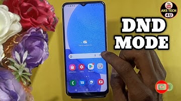 How To Enable DND Mode in Samsung M33 5G |Samsung M33 5G Do Not Disturb Mode on कैसे करें