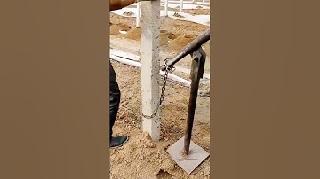 unique tool for removing concrete poles #shorts