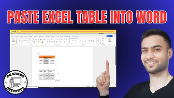 How to Paste Excel Table Into Word - Step-by-Step Guide (2025)