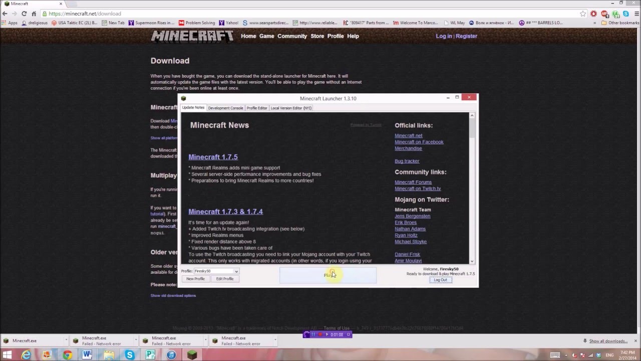 mac cant download new minecraft launcher